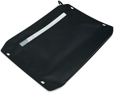 Plano StowAll Waterproof Zip Pouch, Medium, Charcoal, IPX7 Rated Dry Storage with Clear Window, Expandable Base, and Carabiner Loops - Image 6