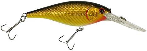 FFSH5M-BG FLCKR SHAD MED 5CM BLACK GOLD, 2in - 3/16 oz by Berkley