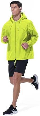 UIQUR Mens Rain Jacket Raincoat Waterproof Windbreaker - Image 6