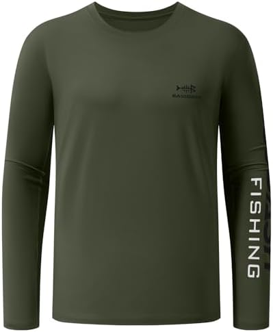 BASSDASH Fishing T Shirts for Men UV Sun Protection UPF 50+ Long Sleeve Tee T-Shirt - Image 6