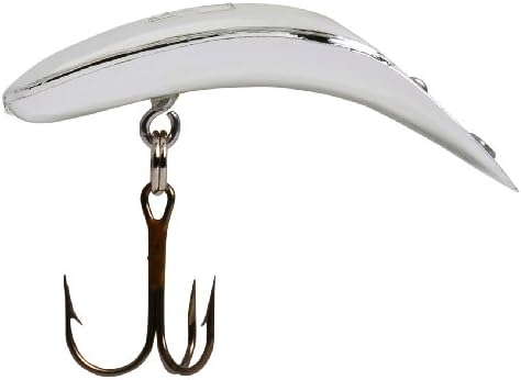 Yakima Worden's Flat Fish Lure, Metallic Silver, 1 1/2-Inch by Unknown