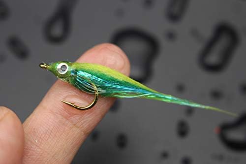 Tigofly 12 pcs 6 Colors Shining Polar Salmon Trout Minnow Fly Fishing Flies - Image 2