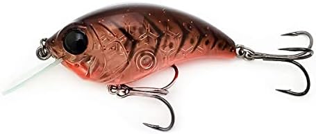 Bill Lewis Lifelike SB-57 3/8 OZ. MDJ Series Squarebill Crankbait Fishing Lure with Mustad Triple Grip Hooks by BillLewis