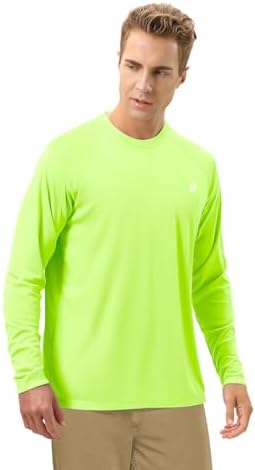 Roadbox Men's UPF 50+ UV Sun Protection Shirts, Long Sleeve Swim Rash Guard - Image 6