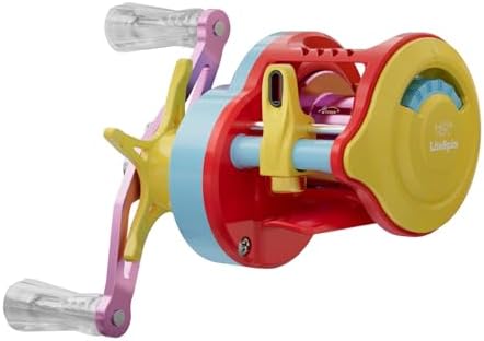 Colorful Baitcasting Fishing Reel Portable Rotates with Electronic Charging for Smooth Casting Colorful Baitcasting - Image 7