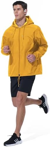 UIQUR Mens Rain Jacket Raincoat Waterproof Windbreaker - Image 6
