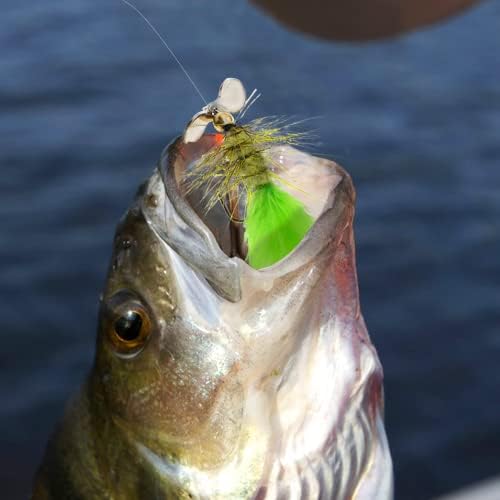 Fly Fishing Poppers Dry Flies Topwater Lures Bass Trout Kit Pro XL - Image 7