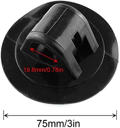 4pcs 75mm Rubber Boat Motor Fixing Bracket Buckle Inflatable Boat Kayak Motor Fixed Bracket Buckle Propeller Motor Mount Seat Outboard Engine Buckle - Image 4