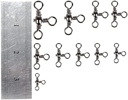 Dr.Fish 30 Pack Fishing 3 Way Swivels, 35-175LB, Three Way Barrel Swivels Fishing Tackle Catfish Rig - Image 7