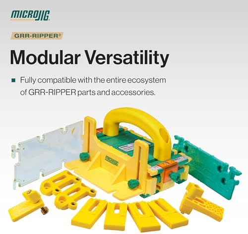 MICROJIG GRR-RIPPER Air Table Saw Push Block, Woodworking Safety Tool, Enhanced Grip, Router and Jointer Compatible - Image 6