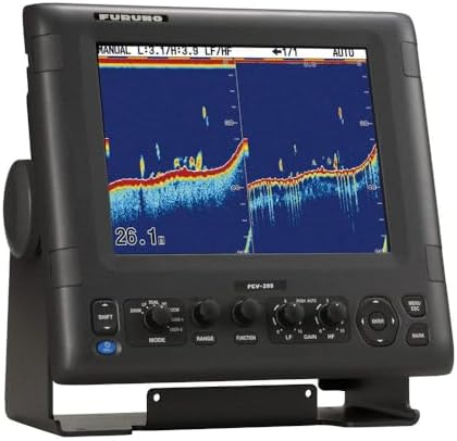 Furuno FCV295 Color LCD 1/2/3KW Transmitter 28-200Khz Operating Frequency Fish Finder, 10.4" by Unknown