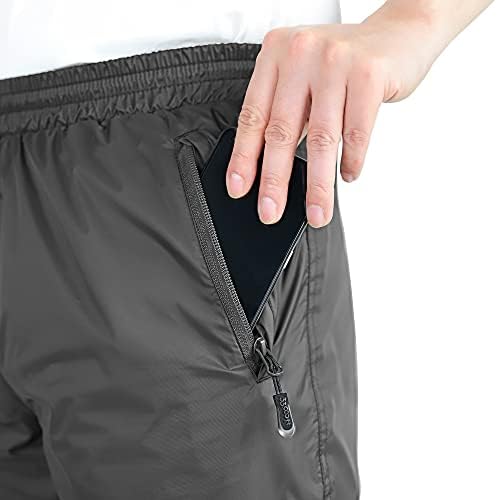 33,000ft Men's Rain Pants, Waterproof Rain Over Pants, Windproof Pants - Image 6