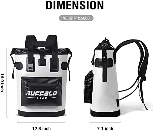Buffalo Gear Cooler Backpack18L,30L Leakproof Camping Backpack Cooler Insulated Cooler for Picnic Beach Hiking Park Fishing - Image 7