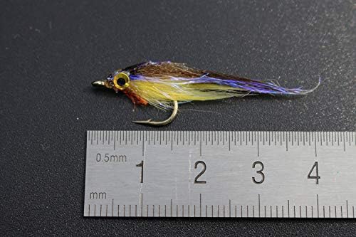 Tigofly 12 pcs UV Polar Fry Salmon Trout Minnow Fly Fishing Flies Size #8 - Image 2