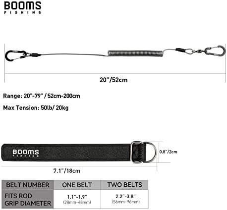 Booms Fishing T02 Fishing Pole Tether, Kayak Paddle Leash, Paddle Board Fishing Accessories, Heavy Duty Fishing Lanyard for Fishing Tools/Rods/Paddles - Image 6
