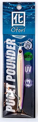 Otori Puget Sound Pounder Jig | Jigging Lure | Glow UV Paint | Assorted Sizes 45g/1.5oz, 70g/2.5oz, 100g/3.5oz & 130g/4.5oz | Fishing Jig | Jig for Halibut, Lingcod, Rockfish, Chinook, COHO & Salmon by BeauMac