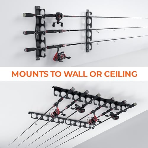 KastKing Horizontal Fishing Rod Holder, Gray, 1 Pack - Image 7