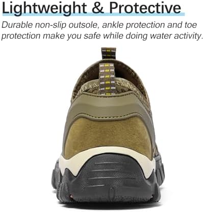 Water Shoes Men Hiking Fishing Boat Arch Support Beach Wading - Image 6