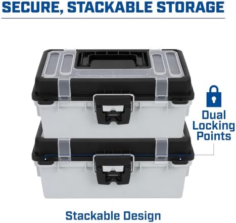 Sheffield 12290 13" Made in USA Tackle Box w/Lift Out Tray & Deep Storage - Image 7