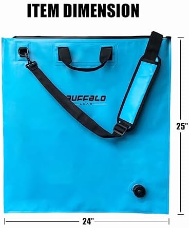 Buffalo Gear Fish Tournament Weigh in Bag for Bass Fishing, Heavy Duty Fish Bag for Caught Fish Waterproof,Leakproof,Puncture Resistant - Image 7
