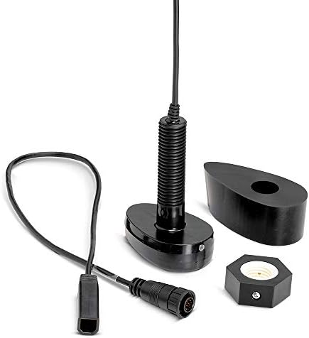Humminbird 710289-1 XPTH 14 HW T SOLIX Dual Spectrum Chirp with Temperature Plastic Thru Hull Transducer, Black, Standard by Unknown