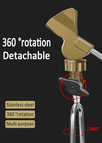 GOLDEAL Rod Holders for Bank Fishing,Bank Fishing Rod Rack Stand,Fish Pole Holder for Beach,360 Degree Adjustable. - Image 7