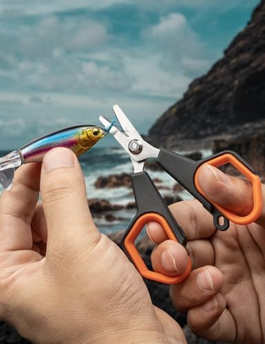 2pc Fishing Scissors,3.9" Fishing Braided Line Cutter - Image 6