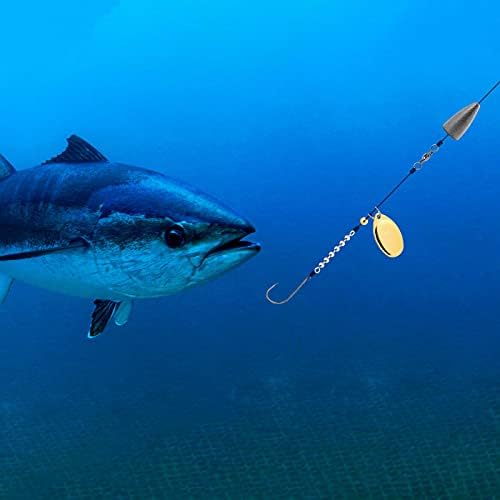 Dr.Fish 20 Pack Fishing Bead Chain Swivels Stainless Steel High Speed Trolling Swivels Fishing Tackle Rig Fishing Gear Freshwater Saltwater Salmon Walleye - Image 7