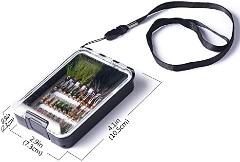 BASSDASH Fly Fishing Flies Kit Fly Assortment Trout Bass Fishing with Fly Box with Dry/Wet Flies, Nymphs, Streamers, Popper - Image 6