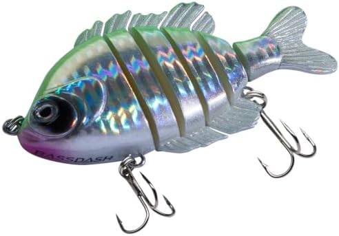 BASSDASH SwimPanfish Multi Jointed Bluegill Bass Fishing Lure Swimbaits - Image 5