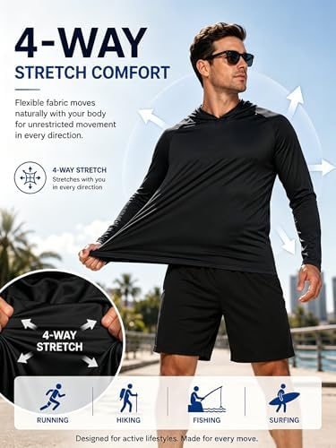 ZITY Men's Lightweight Pullover Hoodie UPF 50+ Fishing Shirts Sweatshirt - Image 6