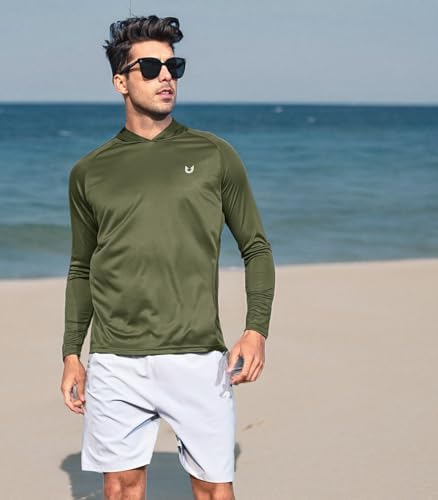 NORTHYARD Men's Sun Hoodie Long Sleeve Fishing Shirts UPF 50+ Rash Guard - Image 6