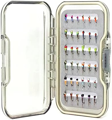 Outdoor Planet Premium Fly Fishing Flies Assortment | Waterproof Fly Box | Dry, Wet, Nymphs, Streamers, Wooly Buggers, Hopper, Caddis | Trout, Steelhead, Bass Fishing Lure Set - Image 3