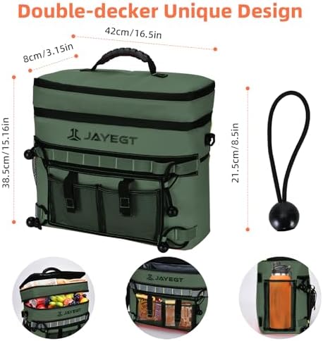 Kayak Cooler Behind Seat - Waterproof Cooler Bag Compatible with Lawn-Chair Seat Kayak,Kayak Accessories Camping Cooler, Portable Ice Chest for Fishing, Beach, Travel,Picnic, Cooler Leak-Proof - Image 4