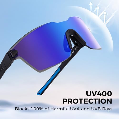 KastKing Tarkio Polarized Fishing Sunglasses, One Piece PC Lens Rimless - Image 6