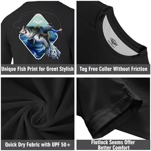 Palmyth Fishing Shirts for Men Long Sleeve UPF 50+ T Shirt Sun Protection - Image 6