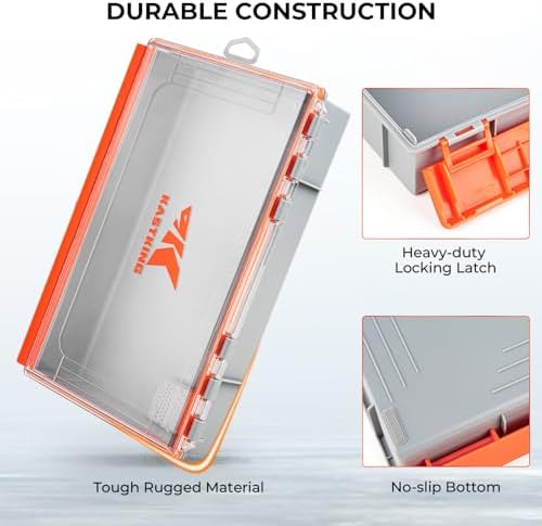 KastKing HyperSeal Waterproof Tackle Box, 3700 Deep Tackle Trays - Image 6