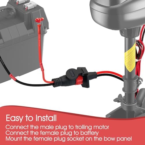 Trolling Motor Plug,12V/24V/36V/48V Trolling Motor Plug for Minn Kota Boat - Image 7