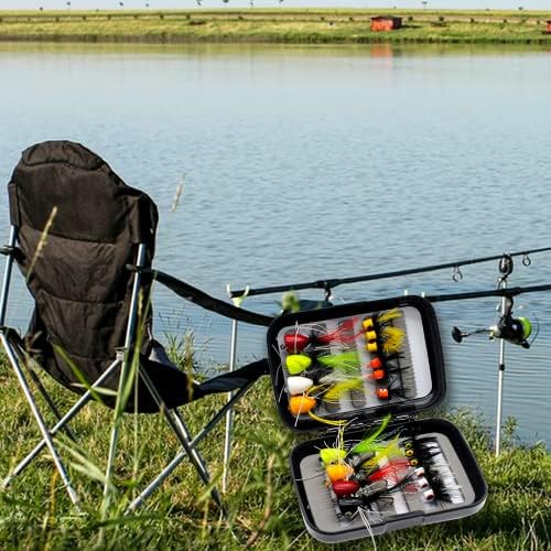 Fly Fishing Poppers Dry Flies Topwater Lures Bass Trout Kit Pro XL - Image 7