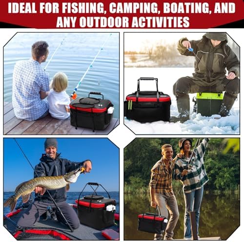 2 Pcs Fishing Bucket and Live Bait Aerator - Image 7
