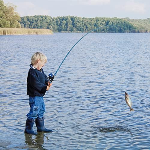 LEOFISHING Portable Kids Fishing Rod Set 2Pack Telescopic Fishing Poles for Boys and Girls Fishing Rod and Reel Combos with Full Kits Fishing Net and Bucket for Toddler Youth - Image 7