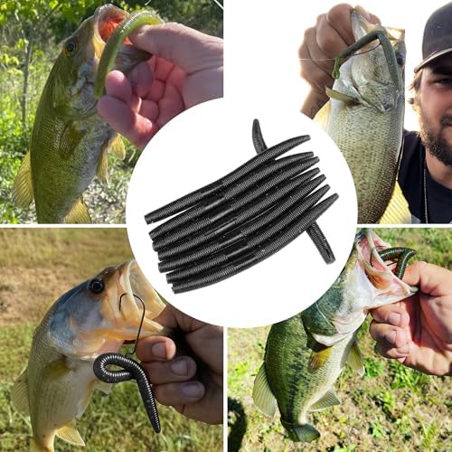 4"/5" Senko Worms Kit, Salt Impregnated Soft Plastic Lures - Image 6
