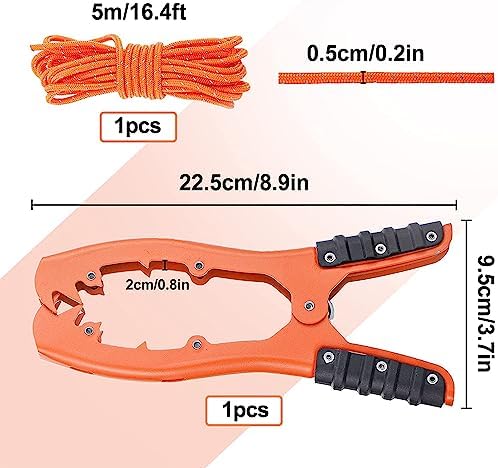 Kayak Anchor Grip, Stainless Steel Boat Anchor with 5mm Paracord - Image 7