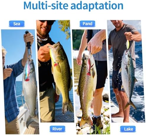 Large Top Water Popper Lure: 2pcs 3D Eyes Tuna Popper Saltwater Fishing Lures for Surf Fishing Gt Tuna Kingfish Large Predator Fish - Image 7