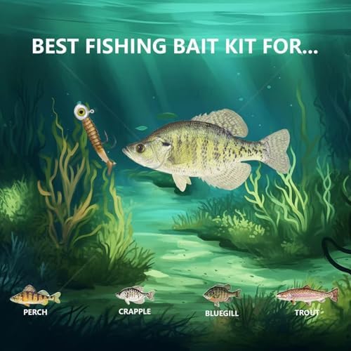 40-Pack Crappie Jig Heads for Fishing - 5 Colors Kit for Panfish, Walleye, Bass 1/32, 1/16, 1/8oz - Image 7