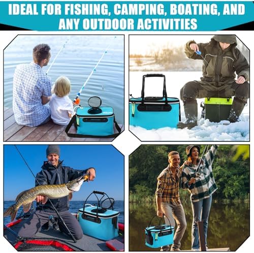 2 Pcs Fishing Bucket and Live Bait Aerator - Image 7