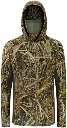 BASSDASH Men's UPF 50+ Camo Long Sleeve Hunting Fishing Hoodie Shirt - Image 5