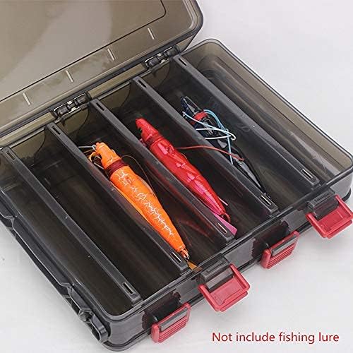 Fishing Lure Tackle Box, Fishing Tackle Storage Trays, Double Sided 10 Compartments Waterproof, Organizer Case Boxes Containers, for Vest Casting Fly Fishing - Image 6