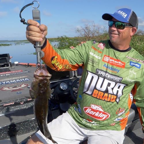 CUDA Digital Grip & Weigh 50Lb | Durable For Saltwater and Freshwater Use Fish Scales with Non-Slip Grip, Integrated Tape Measure & Stainless Steel Jaws | Lanyard Included - Image 6