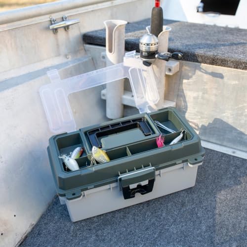 Sheffield 12670 13" Made in USA Tackle Box w/Lift Out Tray & Deep Storage - Image 7